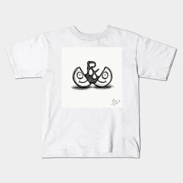 Pharmacy Related Scribble No. 2 Kids T-Shirt by RxBlockhead